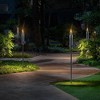 Sorbus 5 ft Set of 2 Stainless Oil Burning Barrel Shape Steel Torch - Great for backyard decorating and lawn lighting - 3 of 4