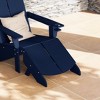 WestinTrends Riviera Modern HDPE Plastic Folding Patio Adirondack Ottoman - 2 of 4
