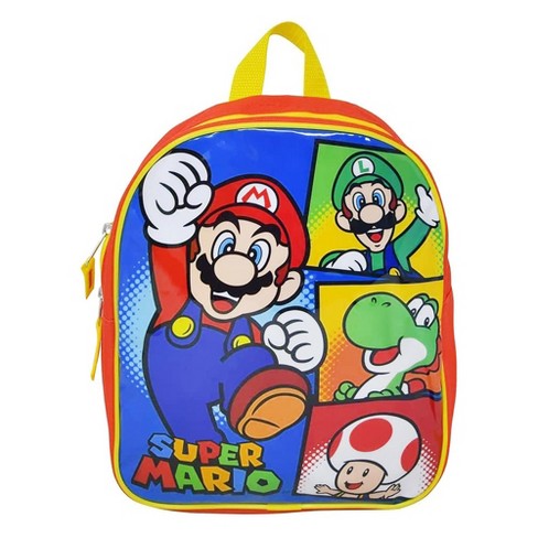 Mario Shop Super Mario Backpack With Lunch Box For