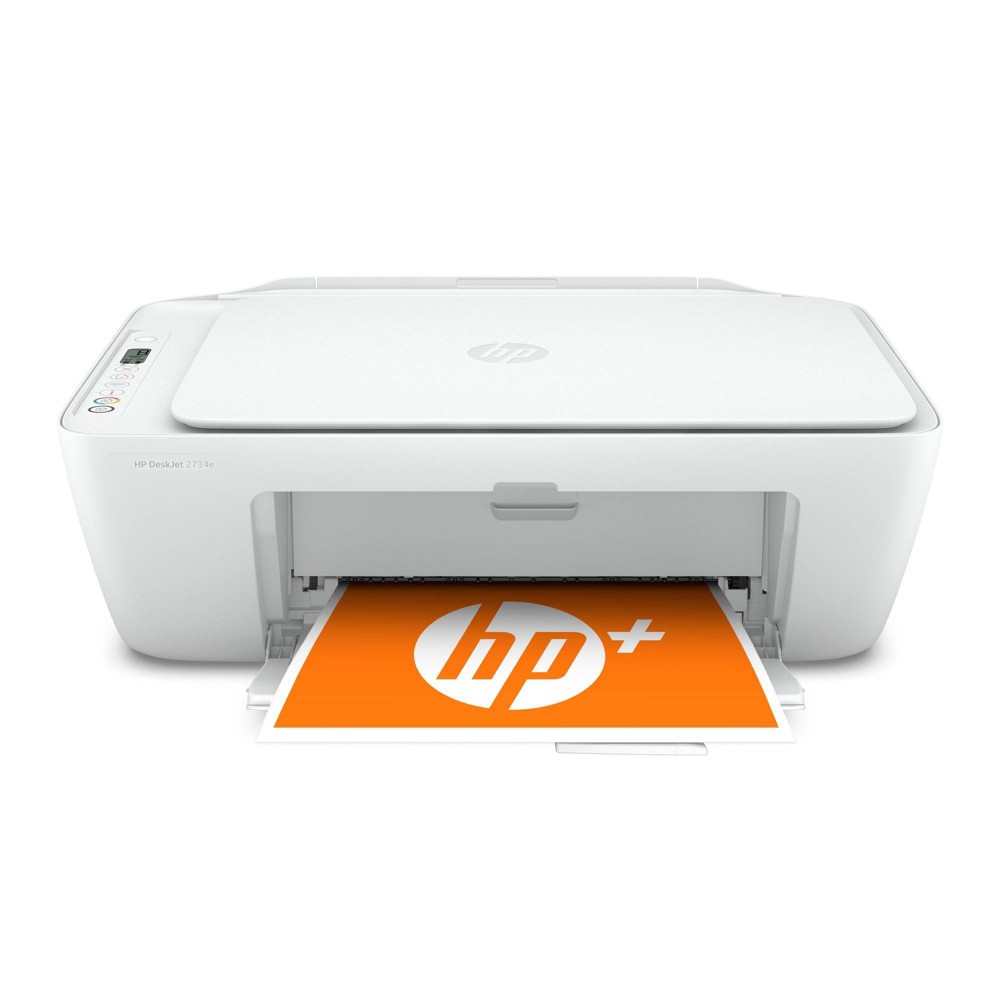 HP - DeskJet 2734e Wireless All-In-One Inkjet Printer with 9 months of Instant Ink included from HP+ - White