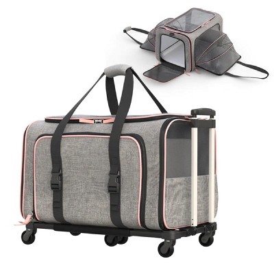 Expandable Wheeled Pet Carrier