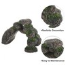 Unique Bargains Aquarium Terrariums Mountain for Fish Tank Landscape Decoration Gray Green 3.94" Height 1pcs - 3 of 4
