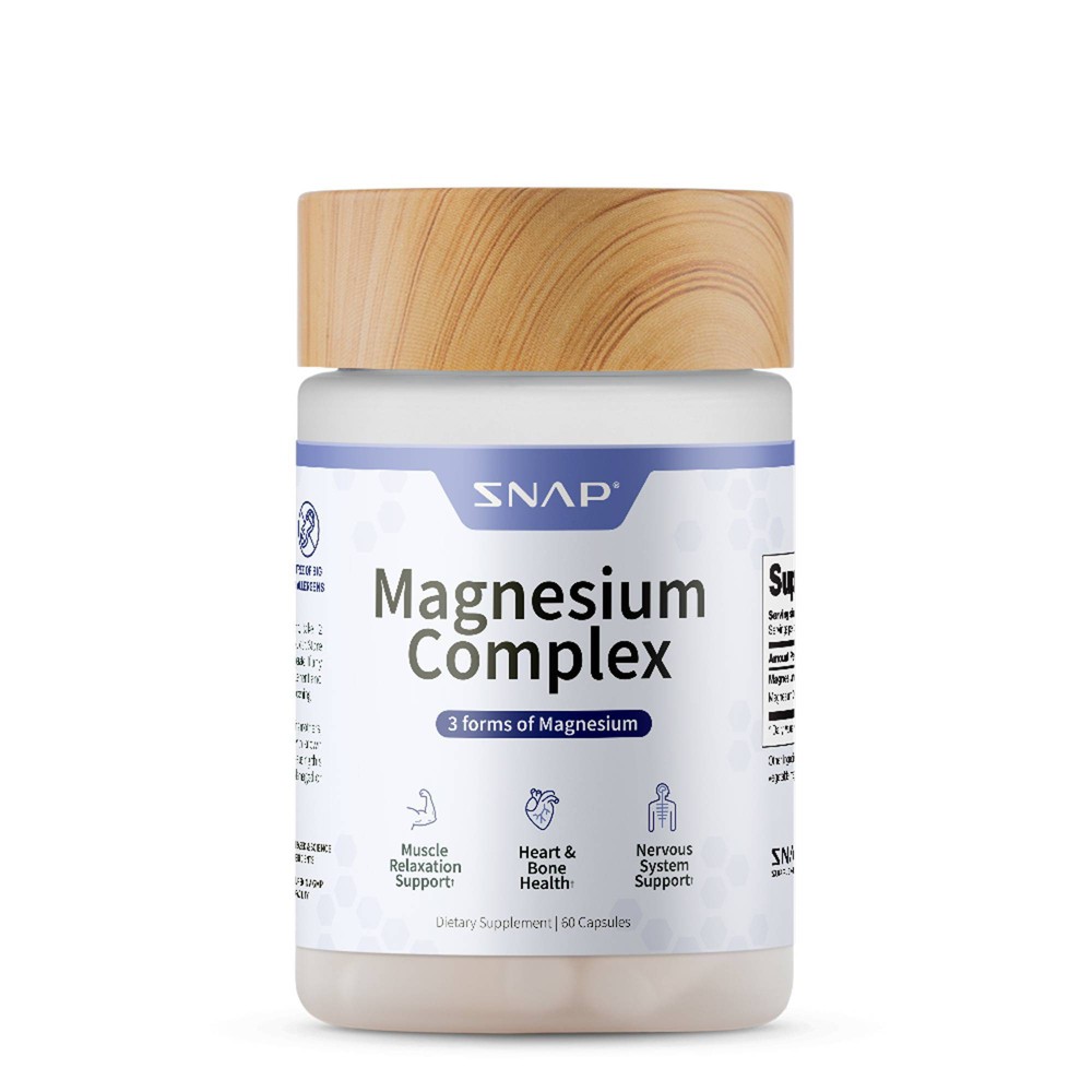 Snap Supplements Magnesium Complex Capsules - 60ct