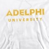 Adelphi University Official Distressed Primary Logo Adult Pull-Over Hoodie - 2 of 4