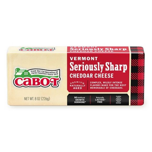 creamery cabot cheese seriously cheddar 8oz sharp target shop