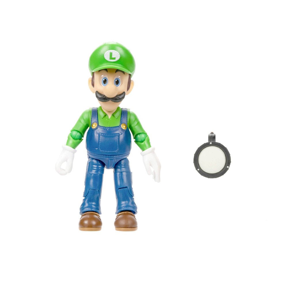 Photos - Action Figures / Transformers Nintendo The Super Mario Bros. Movie Luigi Figure with Flashlight Accessory 