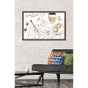 Trends International Pokémon: Pikachu Lifestyle - Map Framed Wall Poster Prints - image 2 of 4