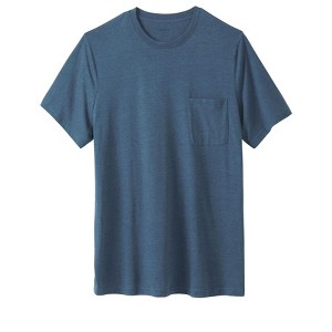 KingSize Shrink-Less Lightweight Longer-Length Crewneck Pocket T-Shirt - 1 of 4