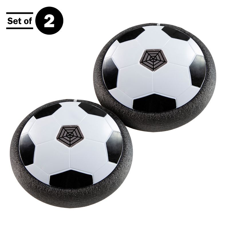 Trademark Games Hover Soccer Ball 2-Pack - Air Soccer Balls with LED Lights and Soft Bumpers for Safe indoor Play, 3 of 11