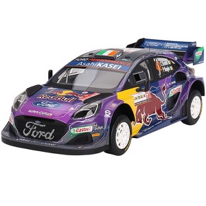 Ford Puma Rally1 #42 "M-Sport Ford WRT" 2nd Place "Rally Italia Sardegna" (2022) 1/18 Model Car by Top Speed - 1 of 4
