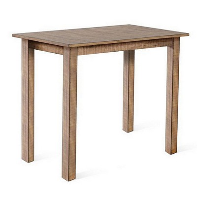 Royal Hampton, Rena Bar Height Dining Table, 48 Inch Pebble Mahogany Wood