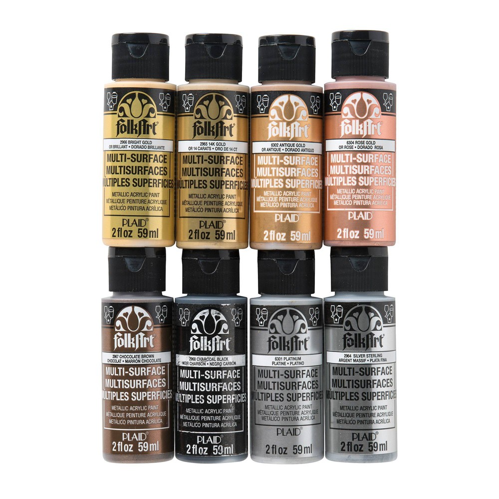 Photos - Paint / Enamel Fa Ms Metallics 8Pc Set- 2Oz