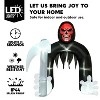 Joyfy 10 FT Halloween Inflatable Outdoor Decoration, Giant Grim Reaper Archway with LEDs for Halloween Party Outdoor Yard Garden Lawn Party Decoration - 3 of 4