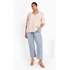 Women's Plus Size Sasha Top - natural | CITY CHIC - 3 of 4