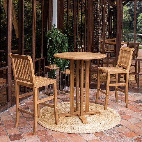 Patio discount set teak