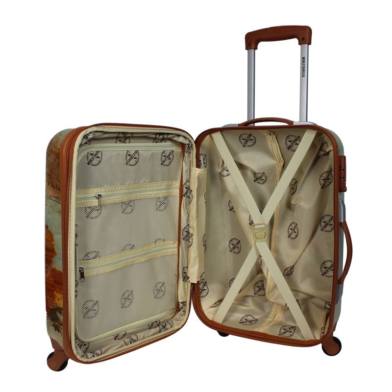 World Traveler Europe 4-Piece Expandable Spinner Luggage Set with TSA Lock, 5 of 9