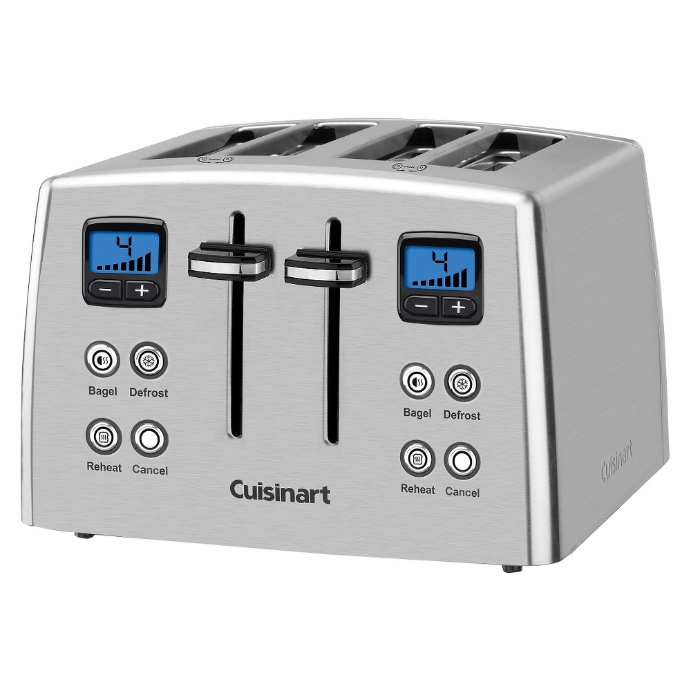 Cuisinart 4 Slice Compact Toaster - Stainless Steel CPT-435
