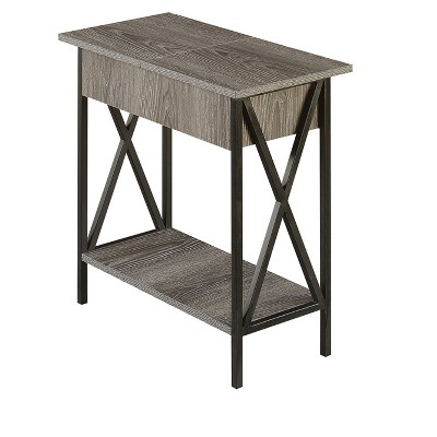 Tucson Flip Top End Table with Charging Station - Breighton Home