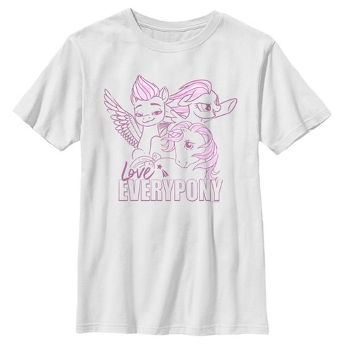 Girl's My Little Pony Rainbow Dash Face T-shirt : Target