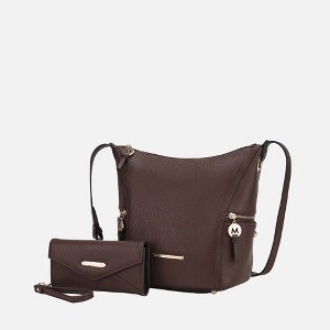 MKF Collection Lux Vegan Leather Women’s Hobo Bag with Wallet by Mia K - 1 of 4