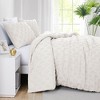 Southshore Fine Living Delta Clipped Jacquard ultra-soft Duvet Cover Set with shams - image 2 of 4