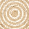 Saro Lifestyle Natural Weave Rattan Placemat (Set of 4), 15"x15", Beige - 4 of 4