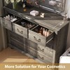 9-Drawer Farmhouse Wooden Dresser with Carved Handles and Legs – Multi-Room Storage for Bedroom, Living Room, or Hallway - 4 of 4