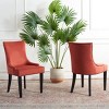 Lester 19" H Dining Chair With Nail Head Trim (Set of 2) - MCR4709 - Safavieh Couture - 3 of 4