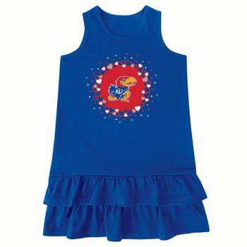 NCAA Kansas Jayhawks Girls' Infant Ruffle Dress