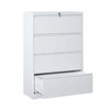 XIYUYEU 3 Drawer Mobile File Cabinet with Lock Metal Filing Cabinets Under Desk Storage - 4 of 4