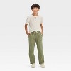 Boys' Stretch Straight Fit Woven Pull-On Pants - Cat & Jack™ - image 3 of 3