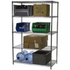 Shelving.com Chrome Wire Shelving with 5 Tier Shelves - - 2 of 4