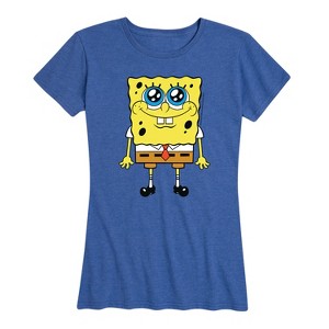 Women's - SpongeBob SquarePants - SpongeBob SquarePants Short Sleeve Graphic T-Shirt - 1 of 4