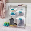 Sterilite 12 Sets of 15-Quart & 6 Sets of 25-Quart Heavy-Duty Stackable Clear Latch Lid Storage Container Tote for Home Organization - 4 of 4