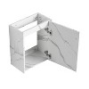 SEVOBAL Bathroom Storage Cabinets, Wall-Mounted Vanity Cabinet with Spacious Lower Cabinet, Soft Close Cabinet Door, White, 15.94"*8.75"*22.06" - 3 of 4