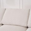 113" Wide Modern L-Shaped Sofa with USB Charging and Movable Ottoman for Living Room -3irtyhousy - 2 of 4