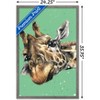 Trends International Snowtap - Giraffe Photobomb Framed Wall Poster Prints - 3 of 4