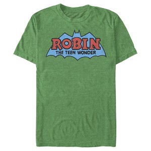 Men's Batman Logo Boy Wonder Robin T-Shirt - 1 of 3