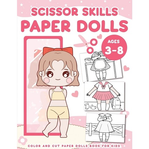 Christmas Cut & Paste Workbook for Preschool: Scissor Skills Activity Book  for Kids Ages 3-5 (Paperback)