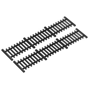 Unique Bargains Home DIY Miniature Garden Decorative DIY Wood Picket Fence 2 Pcs - 1 of 4
