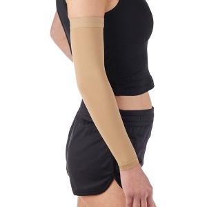 Absolute Support Women’s 20–30mmHg Graduated Medical Compression Arm Sleeve – Medical Support for Recovery & Muscle Relief, A813W - 1 of 4