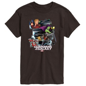Men's - Marvel - Guardians of the Galaxy Panels Short Sleeve Graphic T-Shirt - 1 of 3