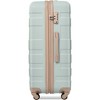 DOMETOUR Luggage Sets 4 Piece, Expandable ABS Durable Suitcase with Travel Bag, Carry On Luggage Suitcase Set with 360° Spinner Wheels, Grey Green - 4 of 4