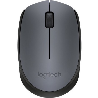 Logitech M170 Mouse - Optical - Wireless - Radio Frequency - Black - USB - Scroll Wheel - 2 Button(s) - Symmetrical