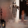 Northlight 36" Prelit Touch Activated Death Reaper Hanging Halloween Decoration - White/Gray - 2 of 4