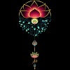 Junior's Design By Humans Lotus By timea T-Shirt - 2 of 3