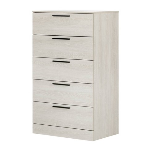 Step One Essential 5 Drawer Chest Oak - South Shore: Modern Storage For ...