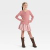 Girls' Long Sleeve Pointelle T-Shirt - Cat & Jack™ - 3 of 3