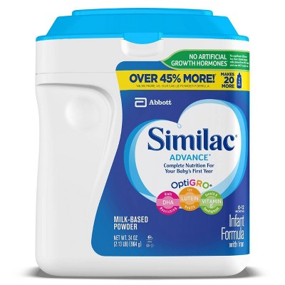 Similac Advance Powder Infant Formula - 34oz