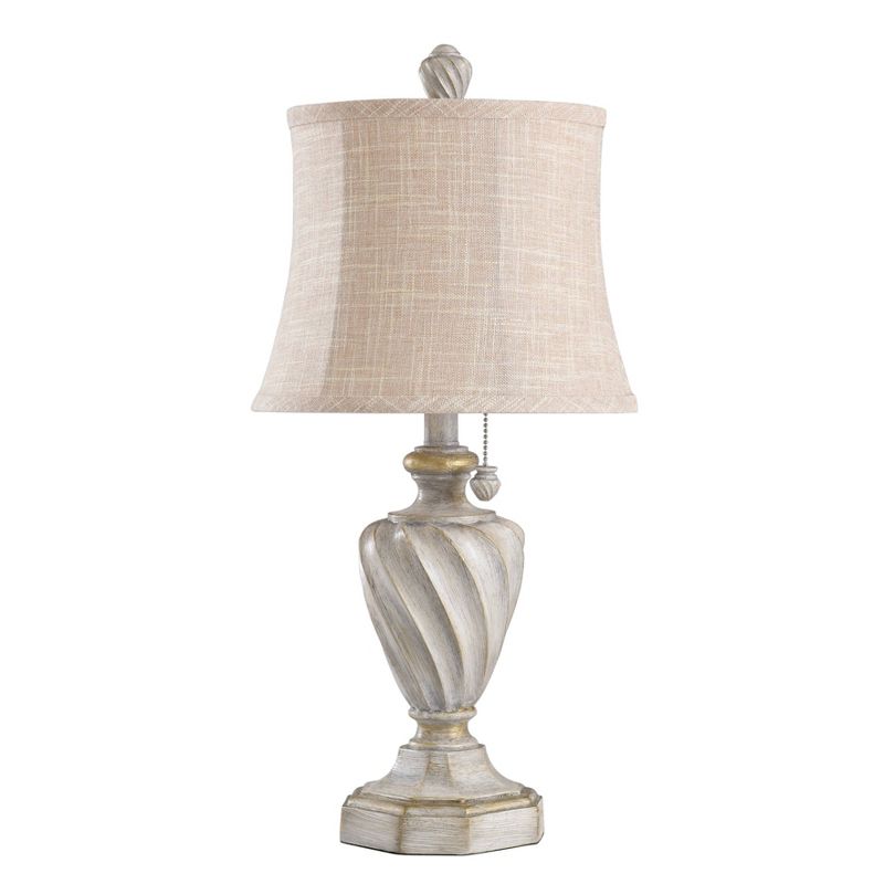 Cameron Table Lamp Antique White - StyleCraft, 1 of 12